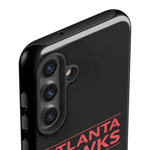 NBA Atlanta Hawks Standard - Black Galaxy S24 Impact Case